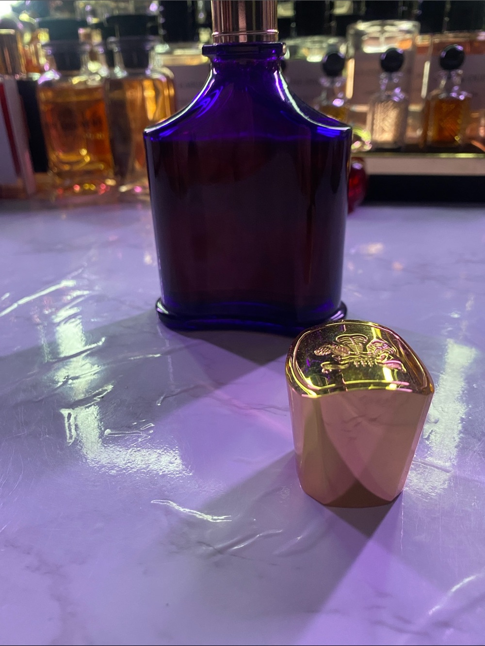Creed Queen of Silk Women's Bath & Body Fragrance - Purple Bottle with Gold Cap